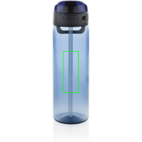 Sip'nLock RCS rPET auslaufsichere Sport-Trinkflasche 800ml navy blau bedrucken, Art.-Nr. P437.7025 Sip'nLock RCS rPET auslaufsichere Sport-Trinkflasche 800ml navy blau bedrucken, Art.-Nr. P437.7025