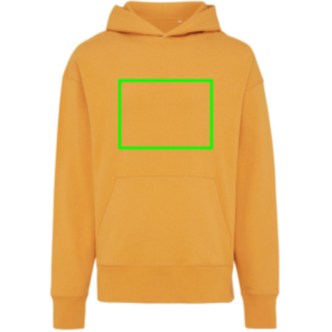IQONIQ Yoho Relax-Hoodie aus recycelter Baumwolle sundial orange bedrucken, Art.-Nr. T9402.012.M IQONIQ Yoho Relax-Hoodie aus recycelter Baumwolle sundial orange bedrucken, Art.-Nr. T9402.012.M
