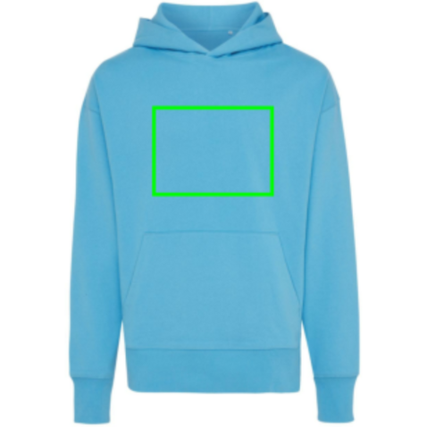 IQONIQ Yoho Relax-Hoodie aus recycelter Baumwolle tranquil blue bedrucken, Art.-Nr. T9402.010.XXS IQONIQ Yoho Relax-Hoodie aus recycelter Baumwolle tranquil blue bedrucken, Art.-Nr. T9402.010.XXS