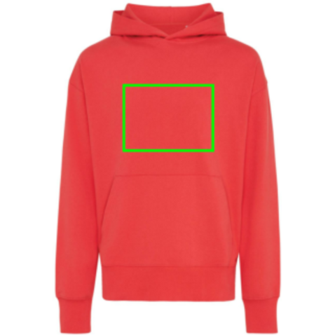 IQONIQ Yoho Relax-Hoodie aus recycelter Baumwolle luscious red bedrucken, Art.-Nr. T9402.008.XXS IQONIQ Yoho Relax-Hoodie aus recycelter Baumwolle luscious red bedrucken, Art.-Nr. T9402.008.XXS