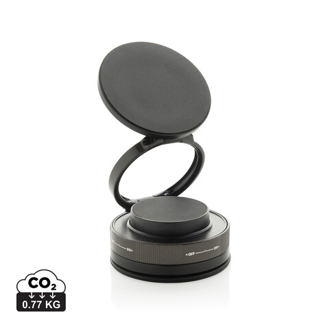 Terra 360 Universal-Handyhalter aus RCS rec. Kunststoff schwarz, grau bedrucken, Art.-Nr. P301.5201 Terra 360 Universal-Handyhalter aus RCS rec. Kunststoff schwarz, grau bedrucken, Art.-Nr. P301.5201