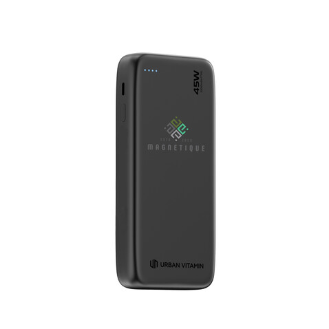 Urban Vitamin San Mateo 45W 20.000mAh Powerbank schwarz bedrucken, Art.-Nr. P322.7401 Urban Vitamin San Mateo 45W 20.000mAh Powerbank schwarz bedrucken, Art.-Nr. P322.7401