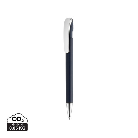 Glide GRS-zertifizierter rABS Stift mit Metallclip navy blau bedrucken, Art.-Nr. P611.3925 Glide GRS-zertifizierter rABS Stift mit Metallclip navy blau bedrucken, Art.-Nr. P611.3925