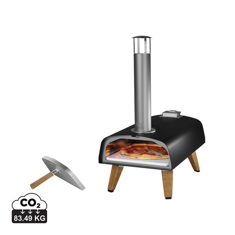 BOSKA Pizza Ofen Pro Pellet schwarz bedrucken, Art.-Nr. RB320503