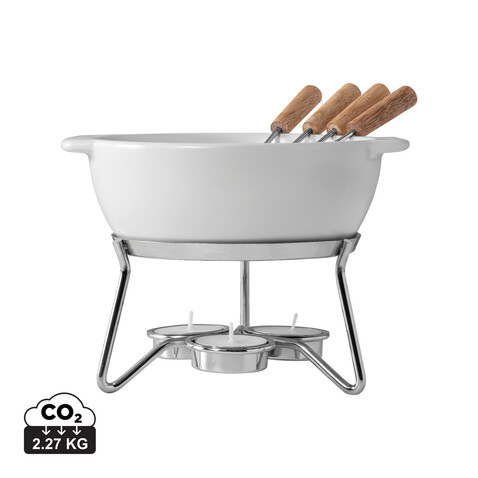 BOSKA Käse-Fondue Set Party - 750ml weiß bedrucken, Art.-Nr. RB853548 BOSKA Käse-Fondue Set Party - 750ml weiß bedrucken, Art.-Nr. RB853548