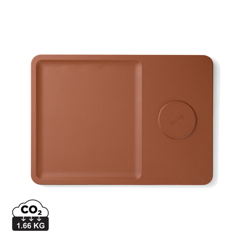 VINGA Timo RCS Desk-Charger und Ablage braun bedrucken, Art.-Nr. V3080009 VINGA Timo RCS Desk-Charger und Ablage braun bedrucken, Art.-Nr. V3080009