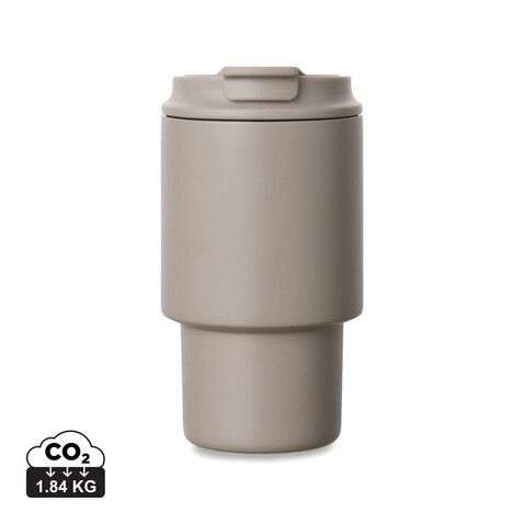 VINGA Nagano RCS To-Go-Becher, 350ml greige bedrucken, Art.-Nr. V4320619 VINGA Nagano RCS To-Go-Becher, 350ml greige bedrucken, Art.-Nr. V4320619