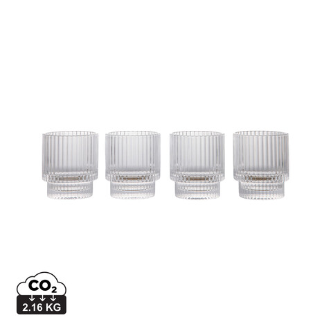 VINGA York Tumbler, 4-tlg. Set transparent bedrucken, Art.-Nr. V4330900 VINGA York Tumbler, 4-tlg. Set transparent bedrucken, Art.-Nr. V4330900