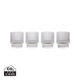 VINGA York Tumbler, 4-tlg. Set transparent bedrucken, Art.-Nr. V4330900