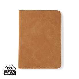 VINGA Bosler RCS RFID Passport-Cover braun bedrucken, Art.-Nr. V8200509