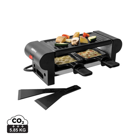 BOSKA Gourmet Raclette Mini 220V (EU Type F) schwarz bedrucken, Art.-Nr. RB851100