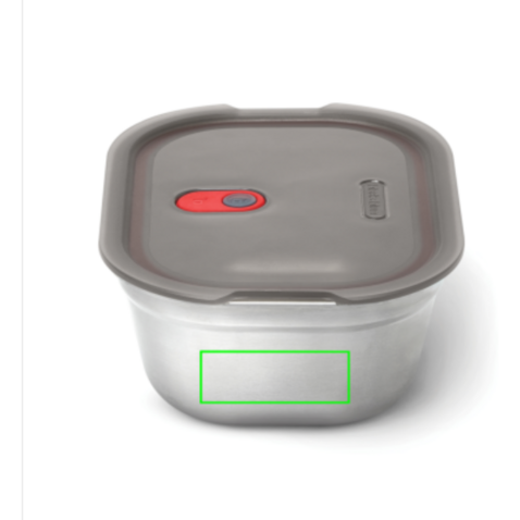 Black+Blum 3-tlg. Mealprep Box Set - klein, medium, groß grau bedrucken, Art.-Nr. P439.2102