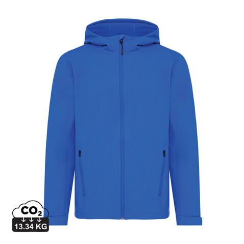 IQONIQ Makalu Herren Softshelljacke aus recyceltem Polyester Königsblau bedrucken, Art.-Nr. T1700.025.XXXL