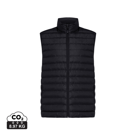 IQONIQ Meru Herren Bodywarmer aus recyceltem Polyester schwarz bedrucken, Art.-Nr. T1702.001.M IQONIQ Meru Herren Bodywarmer aus recyceltem Polyester schwarz bedrucken, Art.-Nr. T1702.001.M