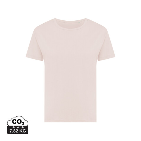 IQONIQ Yala Damen T-Shirt aus recycelter Baumwolle cloud pink bedrucken, Art.-Nr. T4100.039.XS