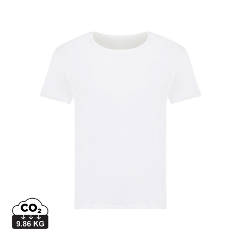 IQONIQ Yala Damen T-Shirt aus recycelter Baumwolle recycled white bedrucken, Art.-Nr. T4100.004.S