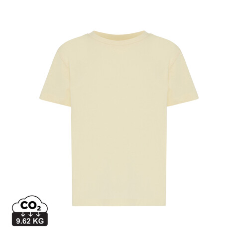 IQONIQ Koli Kids T-Shirt aus recycelter Baumwolle cream yellow bedrucken, Art.-Nr. T6100.036.78