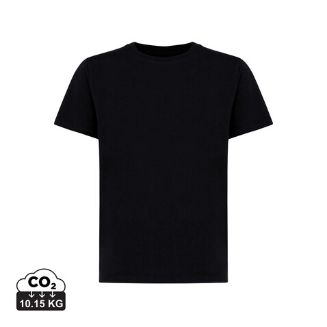 IQONIQ Koli Kids T-Shirt aus recycelter Baumwolle schwarz bedrucken, Art.-Nr. T6100.001.1314