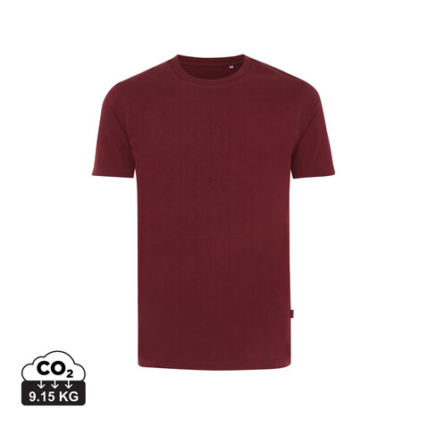 IQONIQ Bryce T-Shirt aus recycelter Baumwolle burgunderrot bedrucken, Art.-Nr. T9100.007.L