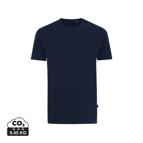 IQONIQ Bryce T-Shirt aus recycelter Baumwolle navy blau bedrucken, Art.-Nr. T9100.002.XS