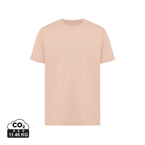 IQONIQ Kakadu relaxed T-Shirt aus recycelter Baumwolle peach nectar bedrucken, Art.-Nr. T9103.038.XXL