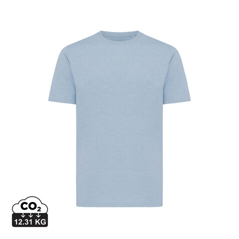 IQONIQ Sierra Lightweight T-Shirt aus recycelter Baumwolle light heather blue bedrucken, Art.-Nr. T9104.042.L