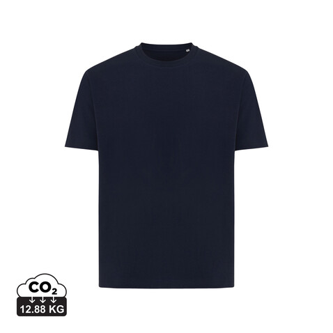 IQONIQ Teide T-Shirt aus recycelter Baumwolle navy blau bedrucken, Art.-Nr. T9105.002.XXXL