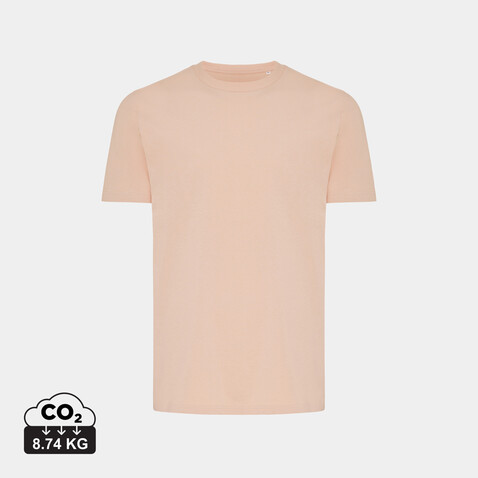 IQONIQ Brett T-Shirt aus recycelter Baumwolle peach nectar bedrucken, Art.-Nr. T9107.038.XS