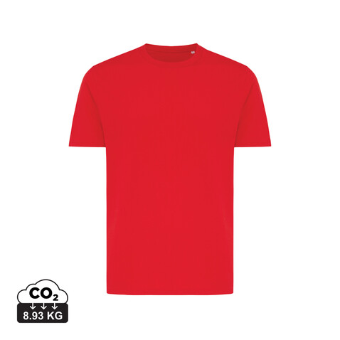 IQONIQ Brett T-Shirt aus recycelter Baumwolle rot bedrucken, Art.-Nr. T9107.029.XS