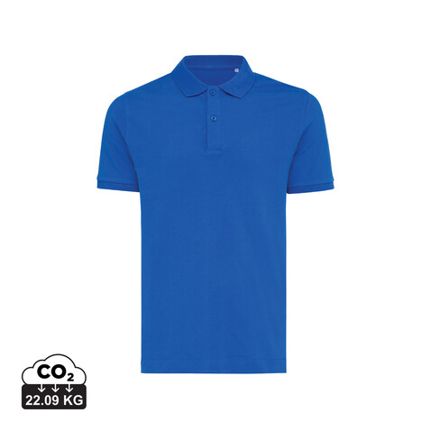 IQONIQ Yosemite Piqué-Poloshirt aus recycelter Baumwolle Königsblau bedrucken, Art.-Nr. T9200.025.5XL