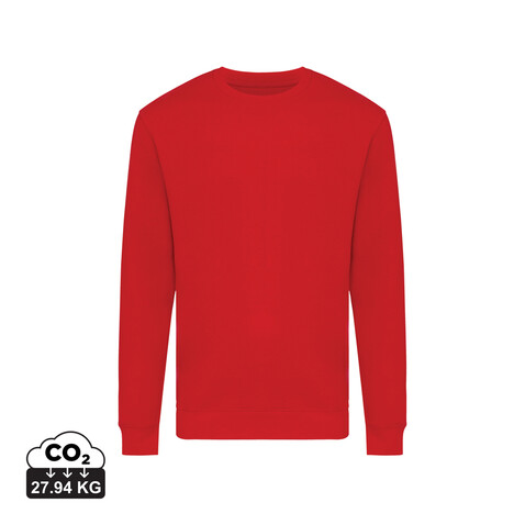 IQONIQ Zion Rundhals-Sweater aus recycelter Baumwolle rot bedrucken, Art.-Nr. T9300.029.XS IQONIQ Zion Rundhals-Sweater aus recycelter Baumwolle rot bedrucken, Art.-Nr. T9300.029.XS