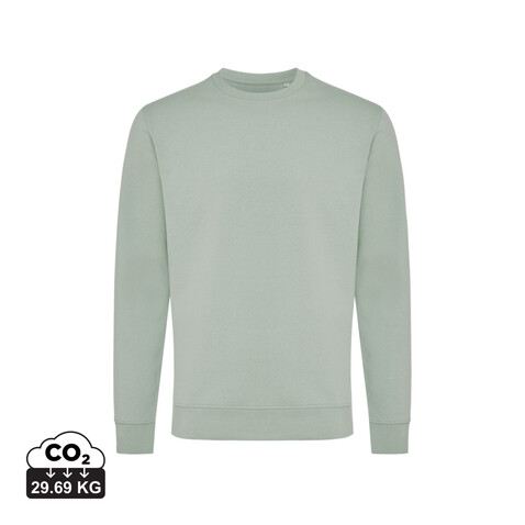 IQONIQ Zion Rundhals-Sweater aus recycelter Baumwolle Iceberg green bedrucken, Art.-Nr. T9300.023.S IQONIQ Zion Rundhals-Sweater aus recycelter Baumwolle Iceberg green bedrucken, Art.-Nr. T9300.023.S