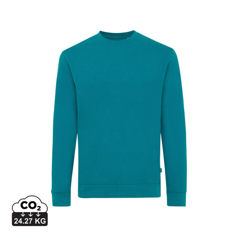 IQONIQ Zion Rundhals-Sweater aus recycelter Baumwolle verdigris bedrucken, Art.-Nr. T9300.009.XS IQONIQ Zion Rundhals-Sweater aus recycelter Baumwolle verdigris bedrucken, Art.-Nr. T9300.009.XS