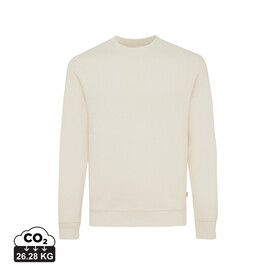IQONIQ Denali ungefärbt. Rundhals-Sweater aus recycelter BW natural raw bedrucken, Art.-Nr. T9301.018.XXXL