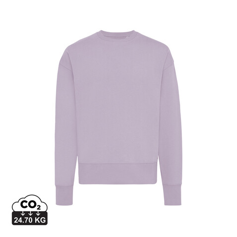 IQONIQ Kruger Relax-Rundhals-Sweater aus recycelt. Baumwolle lavender bedrucken, Art.-Nr. T9302.011.XXL IQONIQ Kruger Relax-Rundhals-Sweater aus recycelt. Baumwolle lavender bedrucken, Art.-Nr. T9302.011.XXL