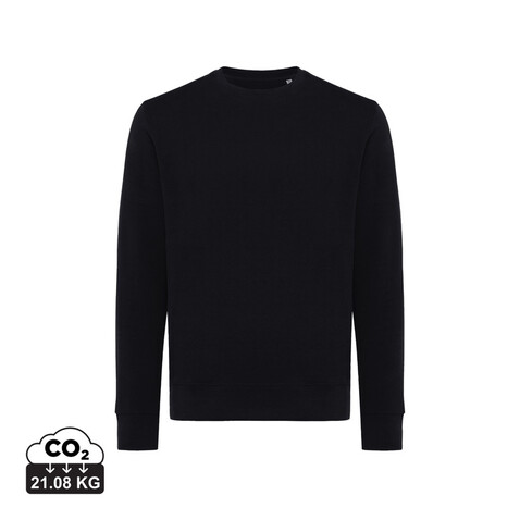 IQONIQ Etosha Lightweight Sweater aus recycelter Baumwolle schwarz bedrucken, Art.-Nr. T9303.001.4XL IQONIQ Etosha Lightweight Sweater aus recycelter Baumwolle schwarz bedrucken, Art.-Nr. T9303.001.4XL