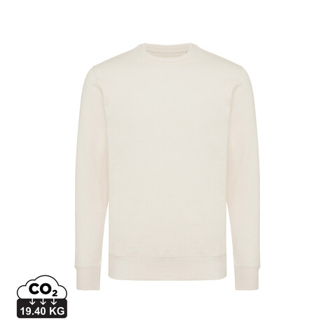 IQONIQ Etosha Lightweight Sweater aus recycelter Baumwolle natural raw bedrucken, Art.-Nr. T9303.018.XL