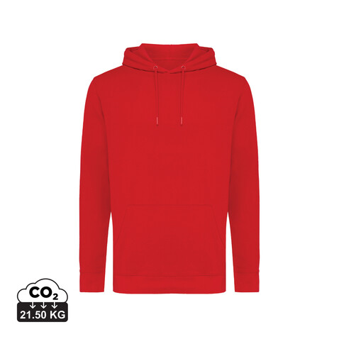 IQONIQ Jasper Hoodie aus recycelter Baumwolle rot bedrucken, Art.-Nr. T9400.029.XS IQONIQ Jasper Hoodie aus recycelter Baumwolle rot bedrucken, Art.-Nr. T9400.029.XS