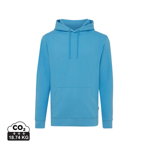 IQONIQ Jasper Hoodie aus recycelter Baumwolle tranquil blue bedrucken, Art.-Nr. T9400.010.S IQONIQ Jasper Hoodie aus recycelter Baumwolle tranquil blue bedrucken, Art.-Nr. T9400.010.S