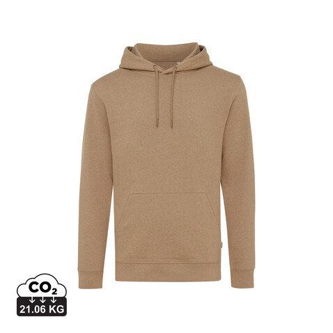 IQONIQ Torres ungefärbter Hoodie aus recycelter Baumwolle heather brown bedrucken, Art.-Nr. T9401.017.XXXL IQONIQ Torres ungefärbter Hoodie aus recycelter Baumwolle heather brown bedrucken, Art.-Nr. T9401.017.XXXL