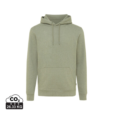 IQONIQ Torres ungefärbter Hoodie aus recycelter Baumwolle heather green bedrucken, Art.-Nr. T9401.015.S IQONIQ Torres ungefärbter Hoodie aus recycelter Baumwolle heather green bedrucken, Art.-Nr. T9401.015.S
