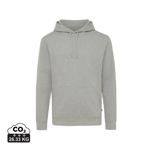 IQONIQ Torres ungefärbter Hoodie aus recycelter Baumwolle heather grey bedrucken, Art.-Nr. T9401.013.XL IQONIQ Torres ungefärbter Hoodie aus recycelter Baumwolle heather grey bedrucken, Art.-Nr. T9401.013.XL