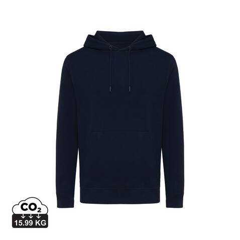 IQONIQ Rila Lightweight Hoodie aus recycelter Baumwolle navy blau bedrucken, Art.-Nr. T9404.002.XL IQONIQ Rila Lightweight Hoodie aus recycelter Baumwolle navy blau bedrucken, Art.-Nr. T9404.002.XL
