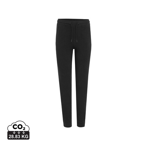 IQONIQ Cooper Jogger aus recycelter Baumwolle schwarz bedrucken, Art.-Nr. T9500.001.XL