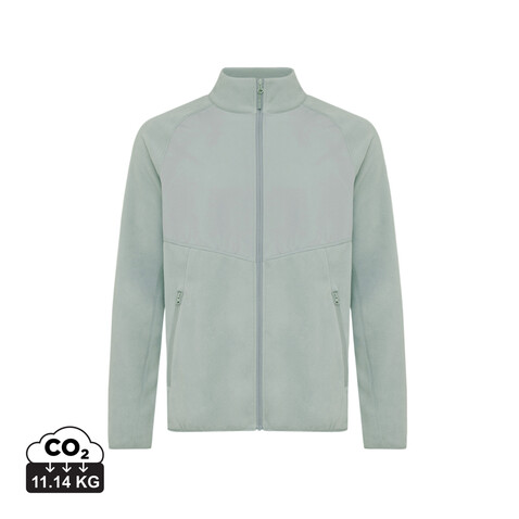 IQONIQ Talung Mikrofleece Jacke aus recyceltem Polyester Iceberg green bedrucken, Art.-Nr. T9603.023.XS IQONIQ Talung Mikrofleece Jacke aus recyceltem Polyester Iceberg green bedrucken, Art.-Nr. T9603.023.XS