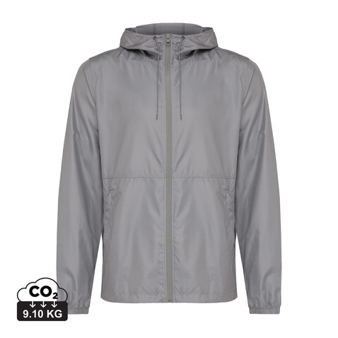 IQONIQ Logan Lightweight Jacke aus recyceltem Polyester Silbergrau bedrucken, Art.-Nr. T9701.035.L