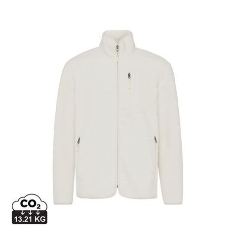 IQONIQ Diran Fleecejacke aus recyceltem Polyesterflor neutral bedrucken, Art.-Nr. T9800.026.XXXL