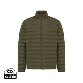 IQONIQ Maiko Herren Steppjacke aus recyceltem Polyester khaki bedrucken, Art.-Nr. T1703.020.XXXL
