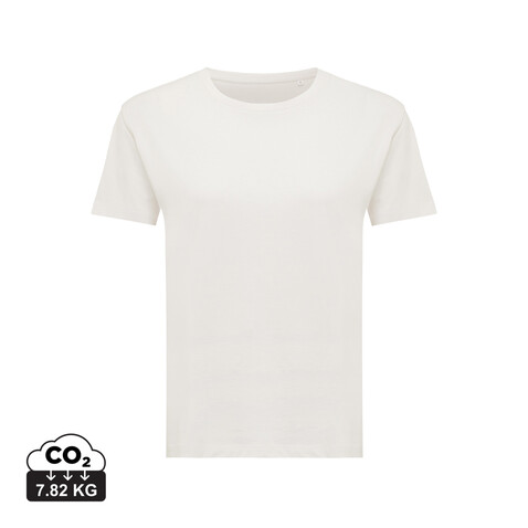 IQONIQ Yala Damen T-Shirt aus recycelter Baumwolle ivory white bedrucken, Art.-Nr. T4100.040.XL