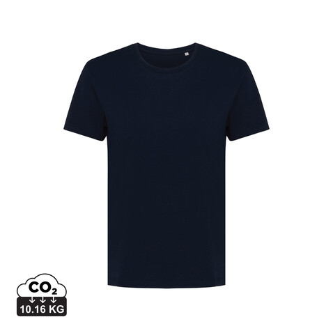 IQONIQ Yala Damen T-Shirt aus recycelter Baumwolle navy blau bedrucken, Art.-Nr. T4100.002.XXXL